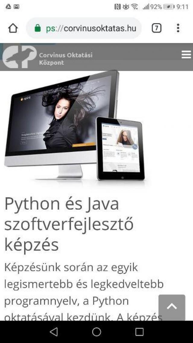 corvinus-weboldal-karbantartas-mobil